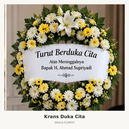 Krans Bunga Duka Tangerang